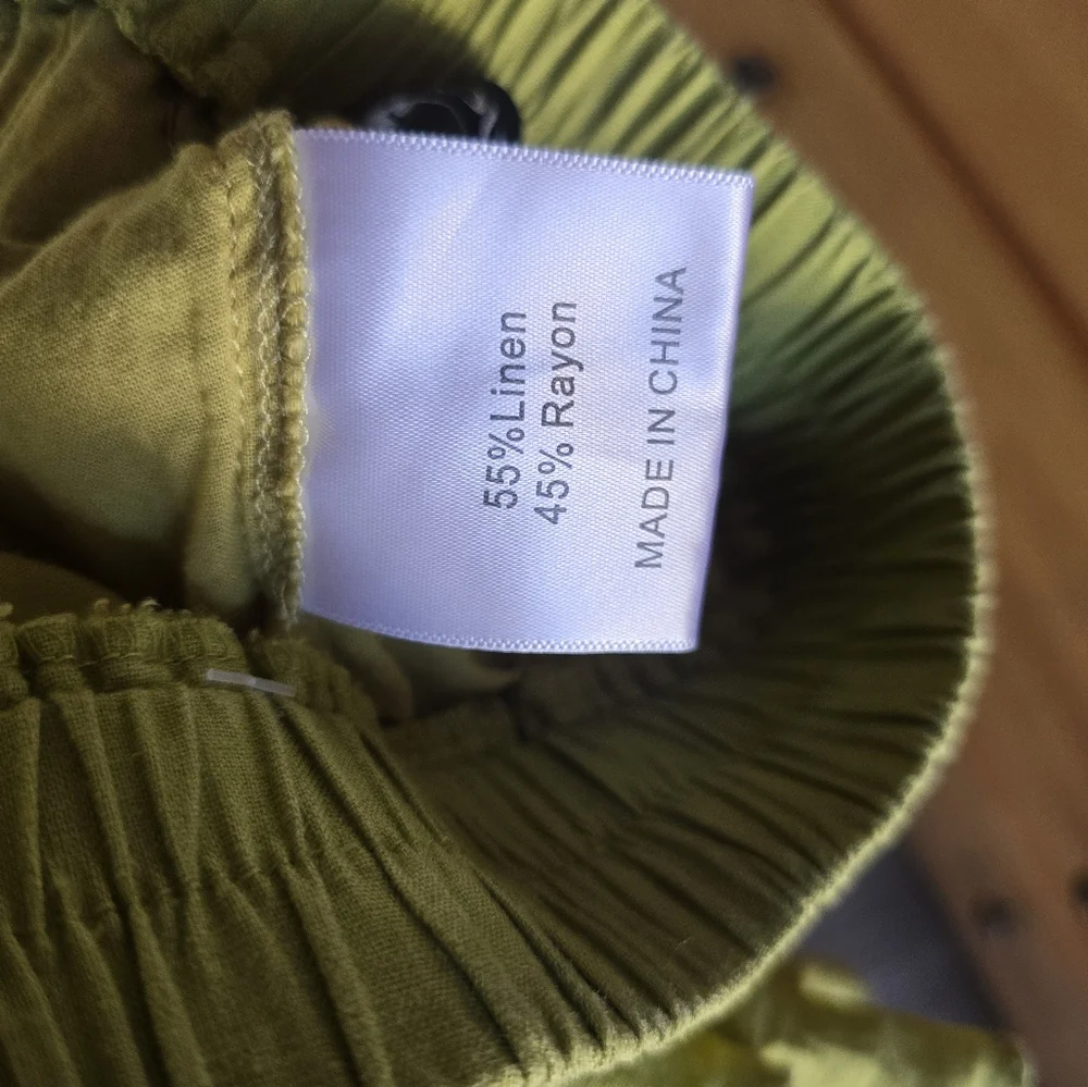 Kourt Linen Skort Medium Green